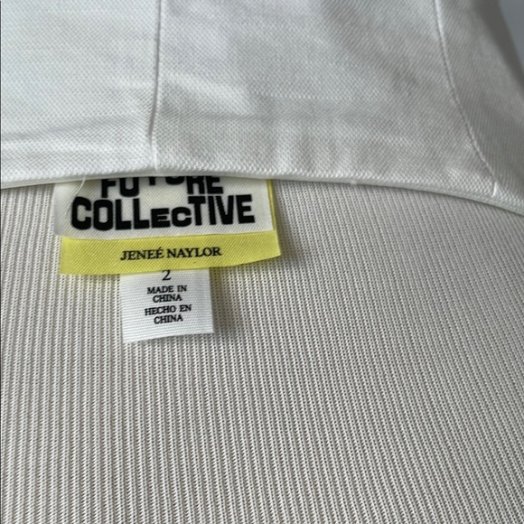 Future Collective White Strapless Maxi Dress - Picture 5 of 5